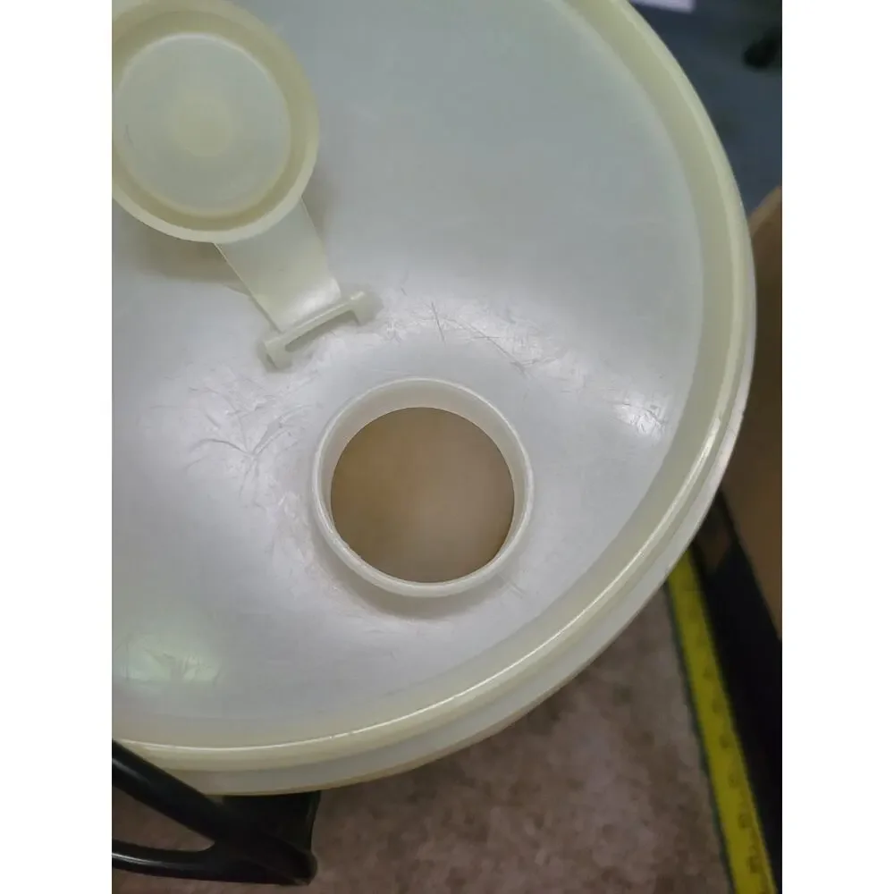 Vintage 10” Tall Tupperware Jumbo Canister With CARIOLIER HANDLE